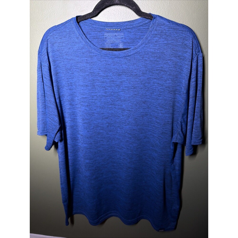 Patagonia Capilene Cool Daily T-Shirt Mens XL Blue Short Sleeve Pullover